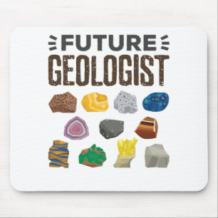 Geology Rocks Gems, der zukünftige Geologe Mousepad
