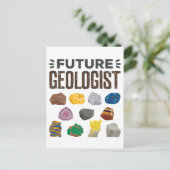 Geology Rocks Gems, der zukünftige Geologe Postkarte (Stehend Vorderseite)
