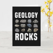 Geology Rocks Mineral Gift for Geologist Karte (Gelbe Blume)