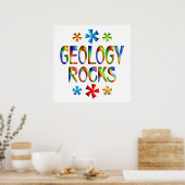 GEOLOGY ROCKS POSTER (Küche)