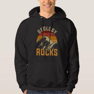 Geology Rocks Rock Collector Paleontologe Geolog Hoodie