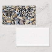 GEOLOGY ROCKS! VISITENKARTE (Vorne/Hinten)