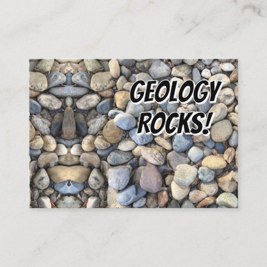 GEOLOGY ROCKS! VISITENKARTE (Vorderseite)