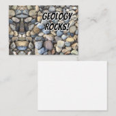 GEOLOGY ROCKS! VISITENKARTE (Vorne/Hinten)