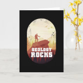 Geology Rocks Wandergeschenk für Geologen Karte (Gelbe Blume)