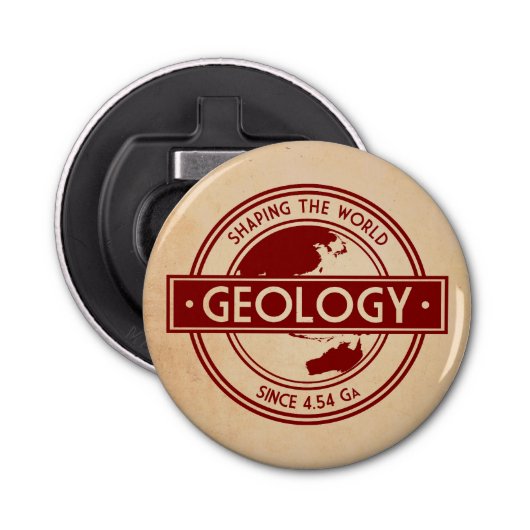 Geology- Shaping the World Logo (Asia/Australia) Flaschenöffner (Vorderseite)