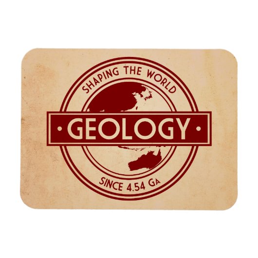 Geology- Shaping the World Logo (Asia/Australia) Magnet (Horizontal)