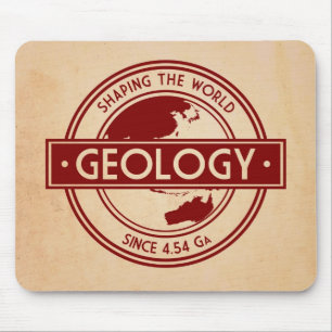 Geology- Shaping the World Logo (Asia/Australia) Mousepad