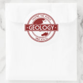Geology- Shaping the World Logo (Asia/Australia) Runder Aufkleber (Tasche)