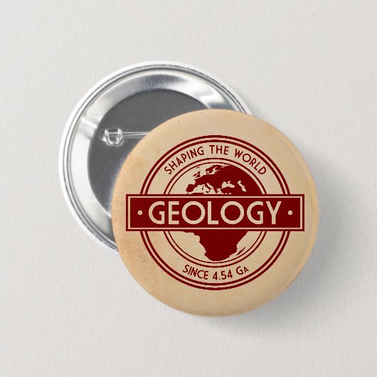 Geology- Shaping the World Logo (Europa) Button (Vorne & Hinten)