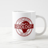 Geology- Shaping the World Logo (Europa) Jumbo-Tasse (Rechts)
