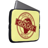 Geology- Shaping the World Logo (Europa) Laptopschutzhülle (Vorne Rechts)