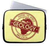 Geology- Shaping the World Logo (Europa) Laptopschutzhülle (Vorderseite)