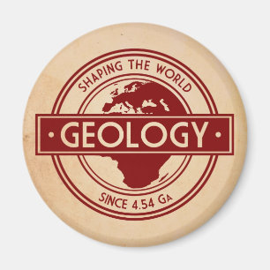 Geology- Shaping the World Logo (Europa) Magnet