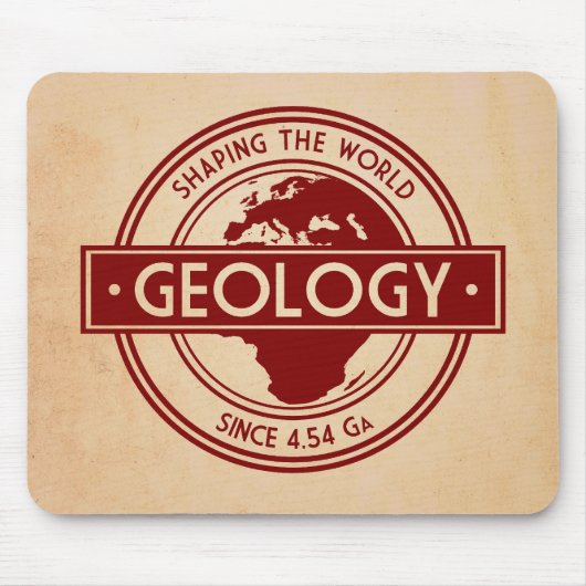 Geology- Shaping the World Logo (Europa) Mousepad (Vorne)