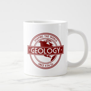 Geology- Shaping the World Logo (North America) Jumbo-Tasse