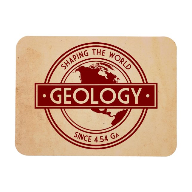 Geology- Shaping the World Logo (North America) Magnet (Horizontal)