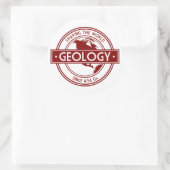 Geology- Shaping the World Logo (North America) Runder Aufkleber (Tasche)