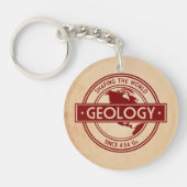 Geology- Shaping the World Logo (North America) Schlüsselanhänger (Vorderseite)