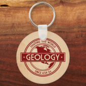 Geology- Shaping the World Logo (North America) Schlüsselanhänger (Vorderseite)