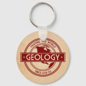 Geology- Shaping the World Logo (North America) Schlüsselanhänger (Rückseite)