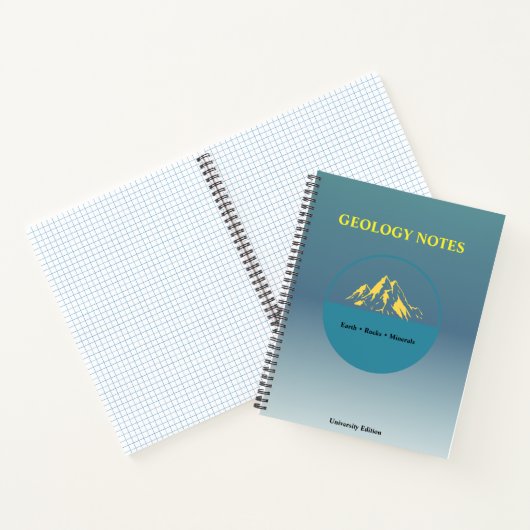 Geology Study Notebook – Minimal Academic Design Notizblock (Innenseite)