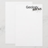 GeologyRocks! Briefpapier (Vorne/Hinten)