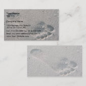 Geölter Fuß-Druck Visitenkarte (Vorne/Hinten)