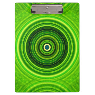Geomagnetic Green Mandala-25436 Klemmbrett
