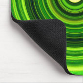Geomagnetic Green Mandala Mousepad (Ecke)