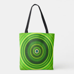 Geomagnetic Green Mandala Tasche