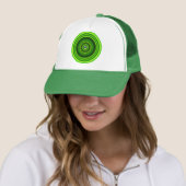 Geomagnetic Green Mandala Truckerkappe (Beispiel)