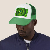 Geomagnetic Green Mandala Truckerkappe (Beispiel)