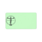 GeoMan-Adressetikett Adressaufkleber (Vorne)