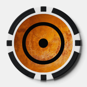 Geomantic Hexe-Stein Pokerchips