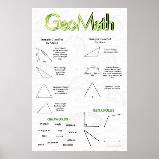 GeoMath Geometry Poster (Vorne)