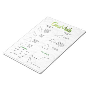 Geomath Notepad Notizblock