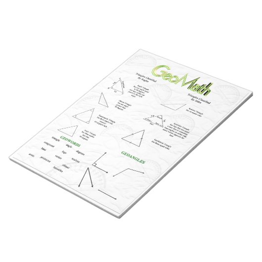 Geomath Notepad Notizblock (angewinkelt)