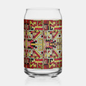 Geomethisches Tribal/ethnisches Muster Dosenglas (Rechts)