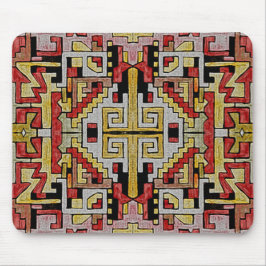 Geomethisches Tribal/ethnisches Muster Mousepad