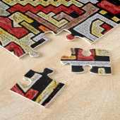 Geomethisches Tribal/ethnisches Muster Puzzle (Seite)