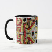 Geomethisches Tribal/ethnisches Muster Tasse (Links)