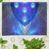 Geometree - Baum des Lebens Küchentuch (Gefaltet)