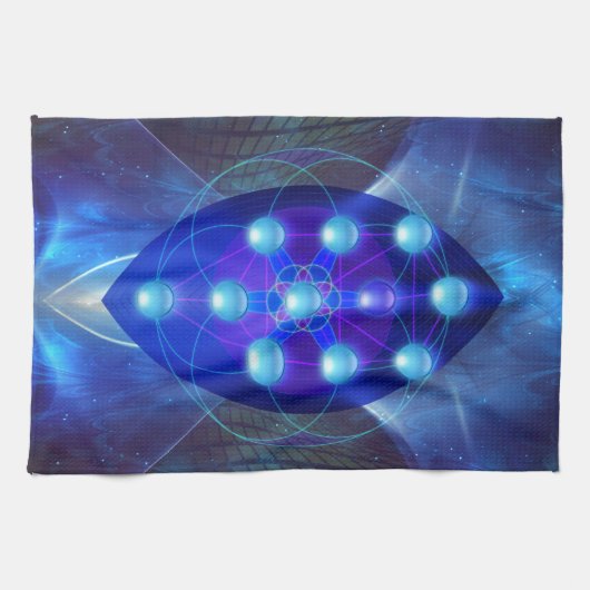 Geometree - Baum des Lebens Küchentuch (Horizontal)