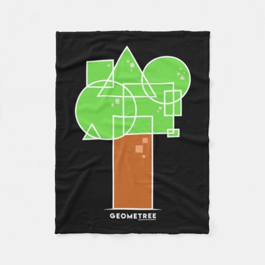 Geometree I Fleecedecke (Vorderseite)