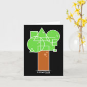 Geometree I Karte (Gelbe Blume)