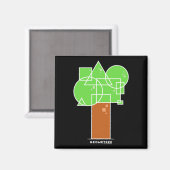 Geometree I Magnet (Vorderseite/Rückseite)