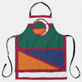 Geometria de Geomesky by Masanser Pixelat Schürze (Vorderseite)