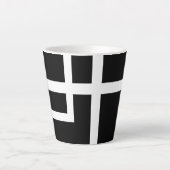 "Geometría" Milchtasse (Vorderseite)