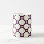 Geometric 009 neutral & rosa kaffeetasse (Mittel)